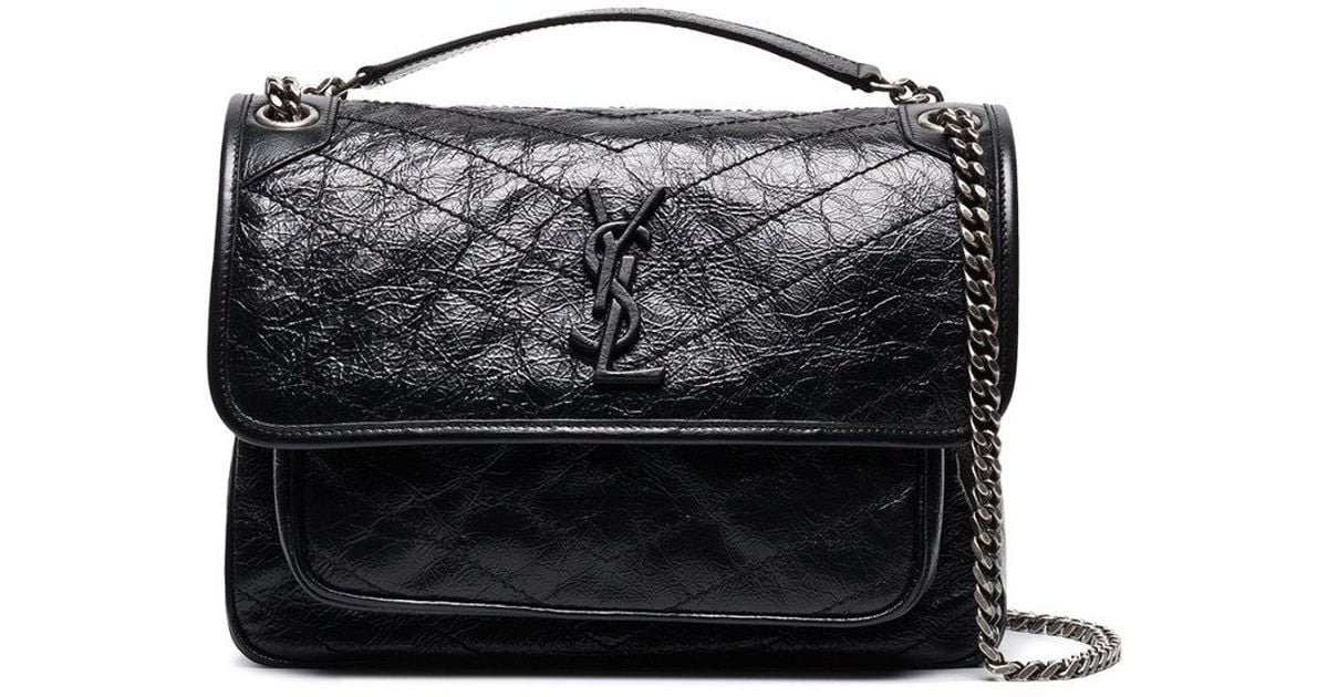 St Lau Handbag Galleries Lyst Saint Lau Niki Monogram Bag In Black