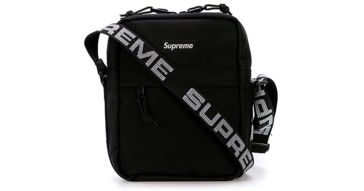 送料込 supreme 18ss shoulder bag BLACK