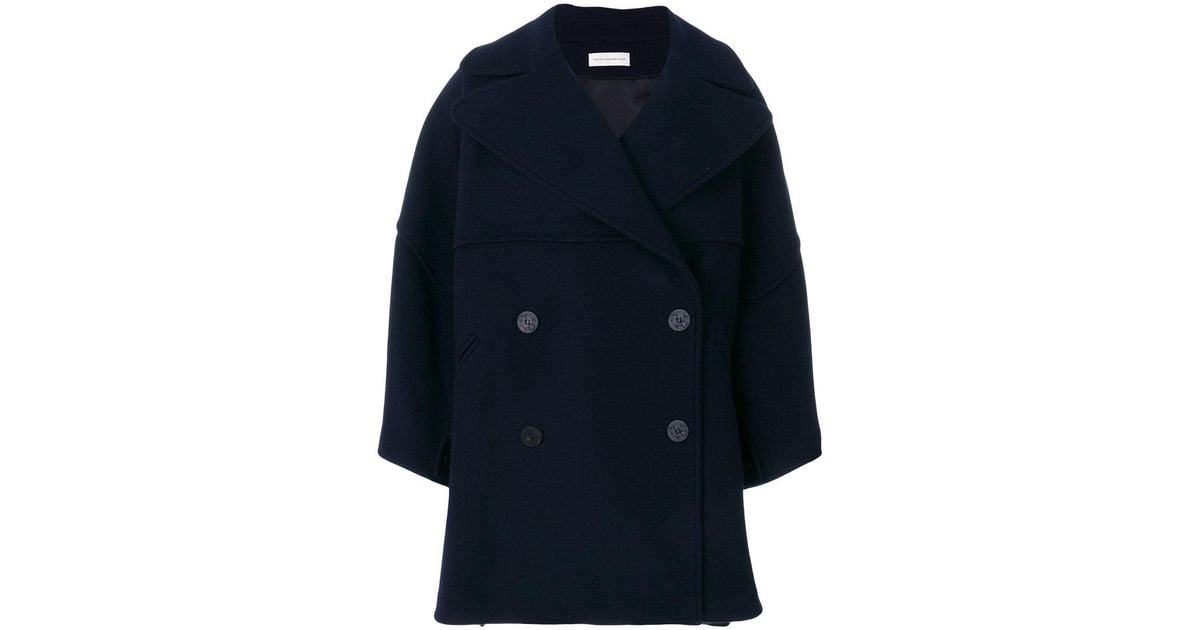 Faith Lyst Oversize Manteau À Bleu Croisée Boutonnière Connexion Coloris En 5OqXqx6r