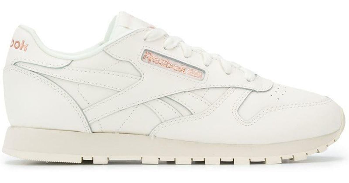 all white reeboks