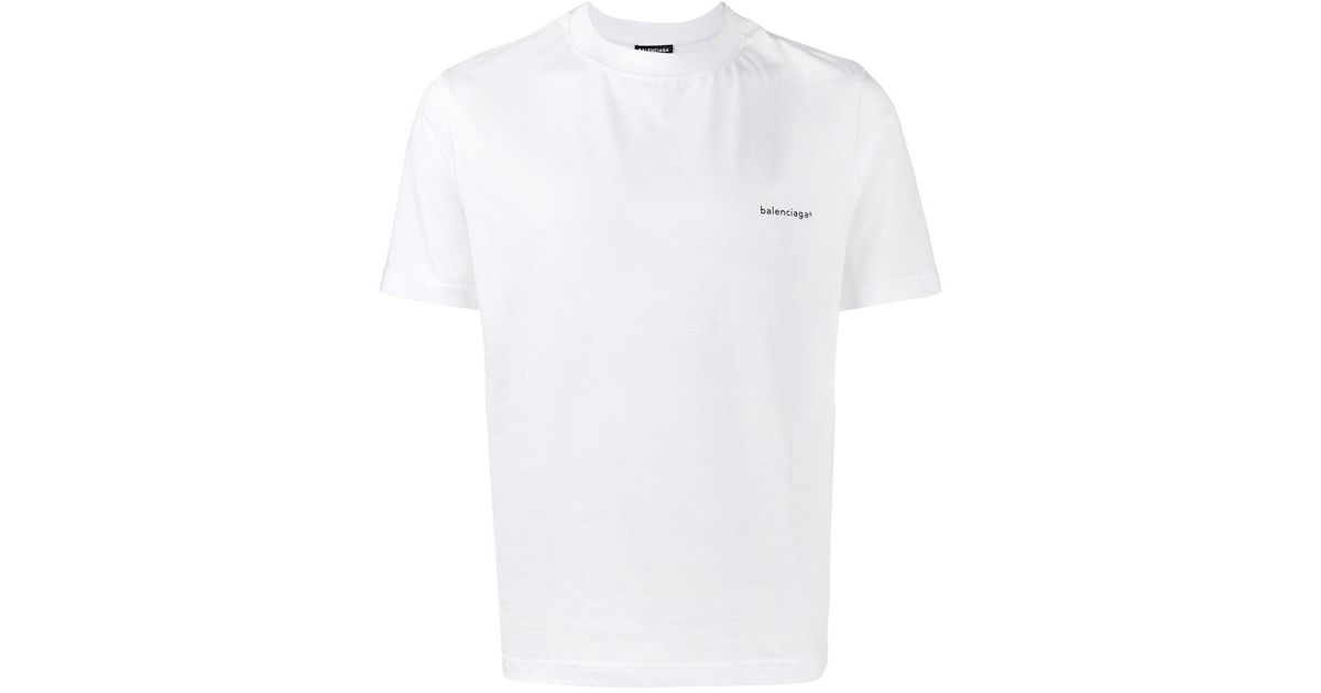 balenciaga white t shirt women's