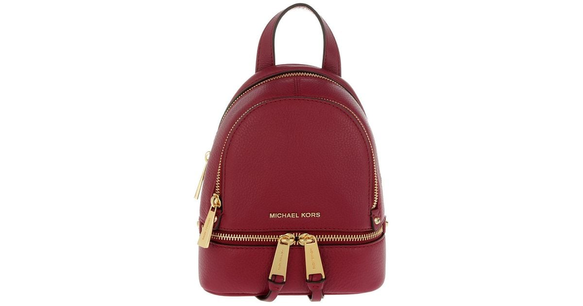 michael kors fulton backpack red