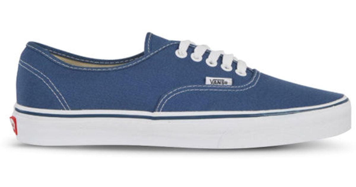 Vans Authentic Canvas Trainers in Blue for Men (Navy) | Lyst