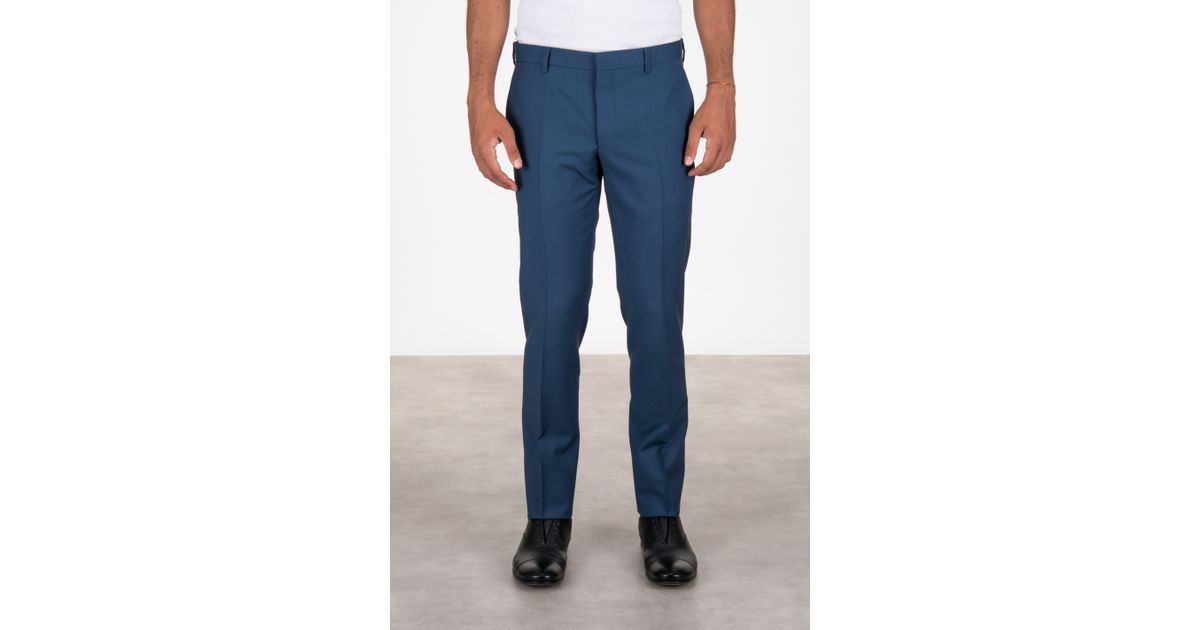 Prada Pantalone Tela Mohair in Blue for Men (AVIAZIONE) | Lyst  