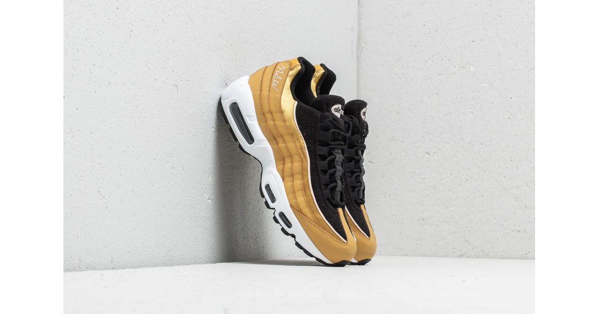 Nike Metallic Wmns Air Max 95 Lx Wheat Gold Wheat Gold black Nike Metallic Wmns Air Max 95 Lx Wheat Gold Wheat Gold black