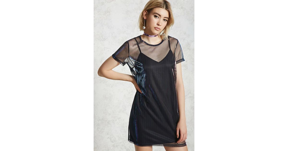 Mesh T-Shirt Dresses