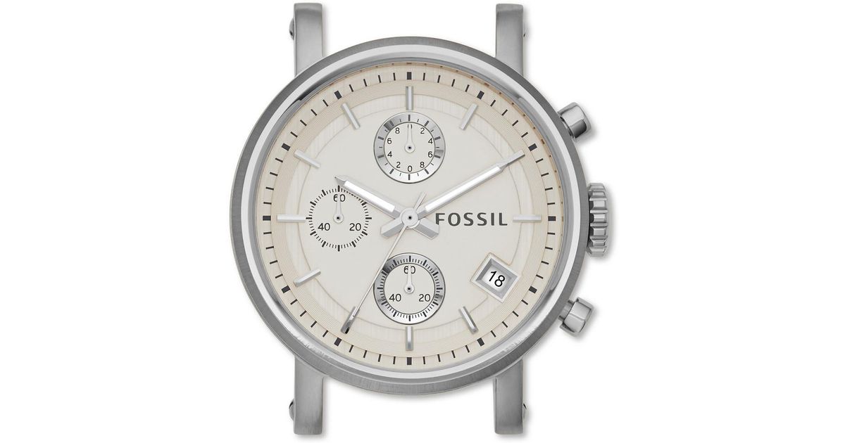 Fossil Original Boyfriend Chronograph Stainless Steel Watch Case in