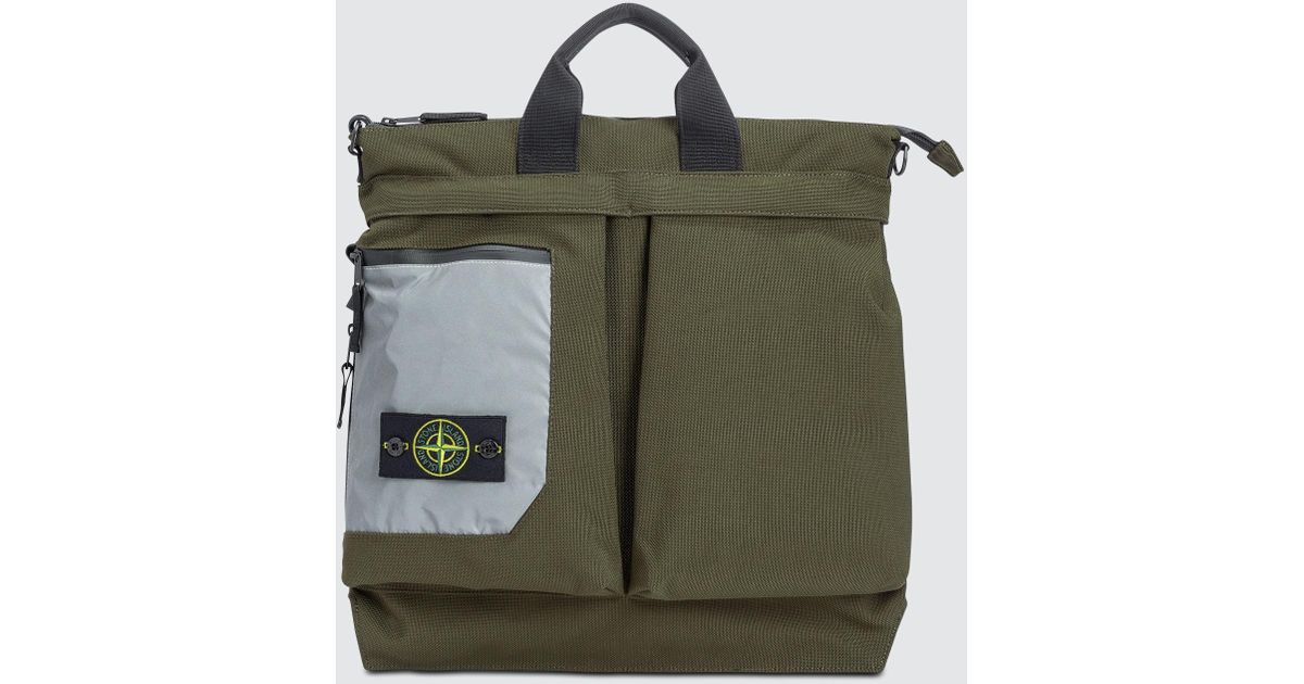 Stone Island Synthetic Shoulder Bag in Military Green ...