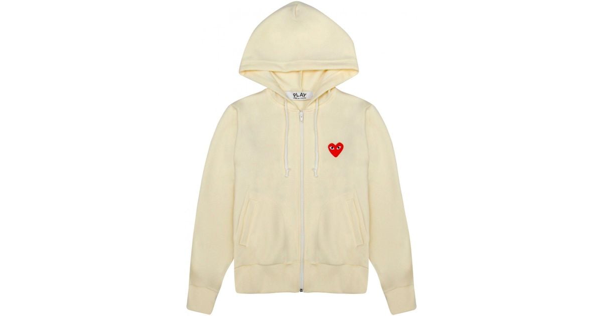 red comme des garcons hoodie