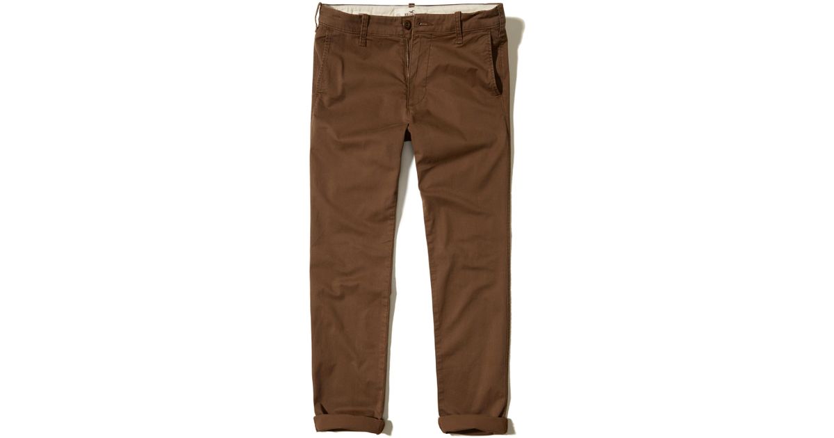 hollister epic flex skinny chino pants