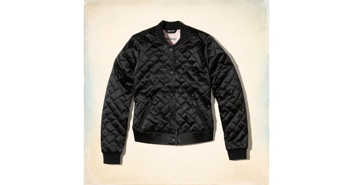 hollister quilted jacket