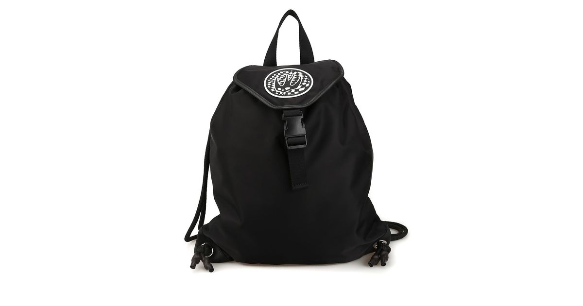 McQ Synthetic Swallow Patch Nylon Sack Backpack in Black for Men - Lyst