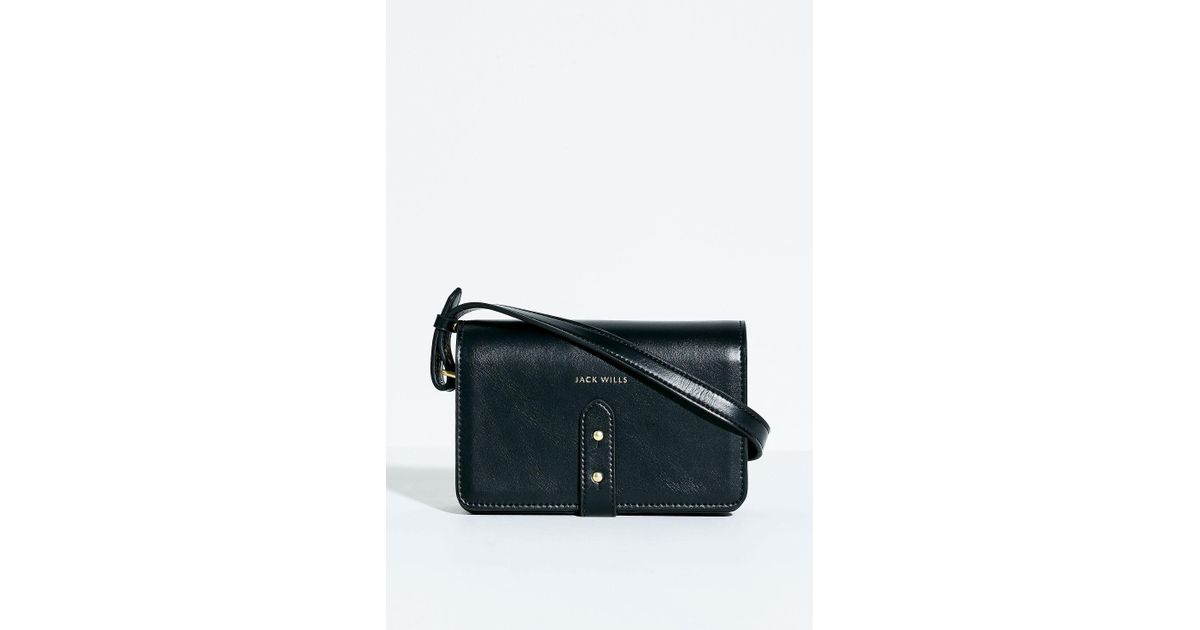 Lyst Jack Wills Dargate Boxy Crossbody Bag In Black