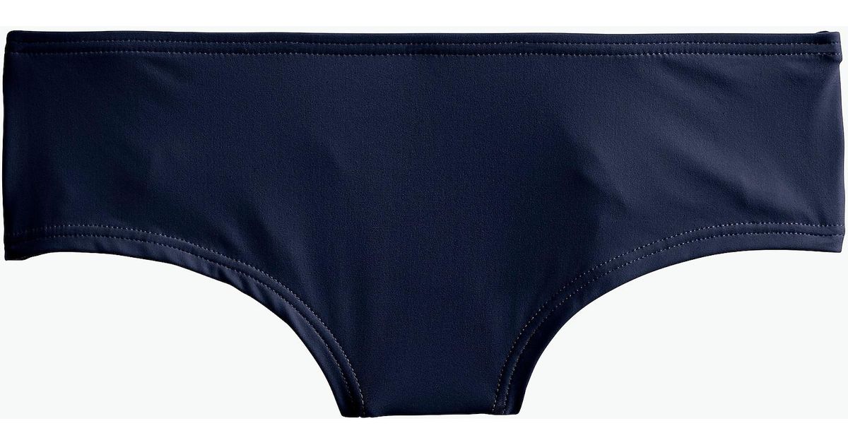 J.Crew Synthetic Boy Short Bikini Bottom in Navy (Blue) Lyst