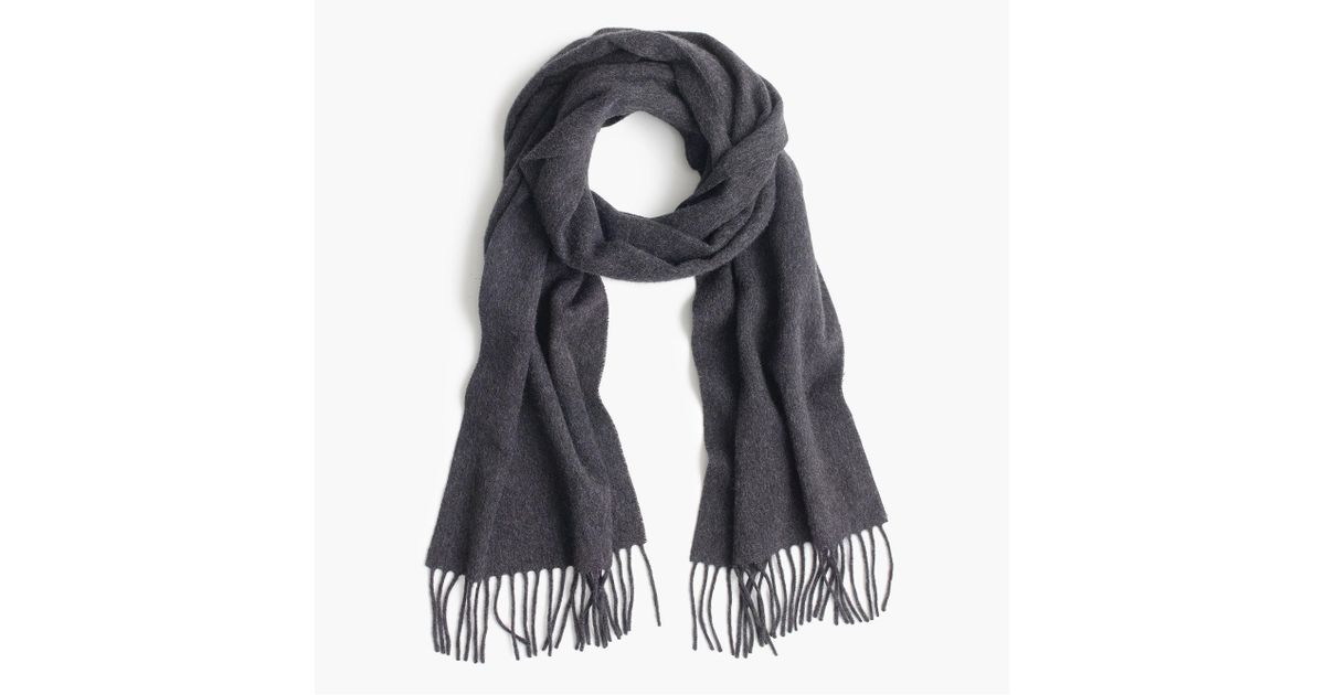 Lyst - J.Crew Solid Cashmere Scarf