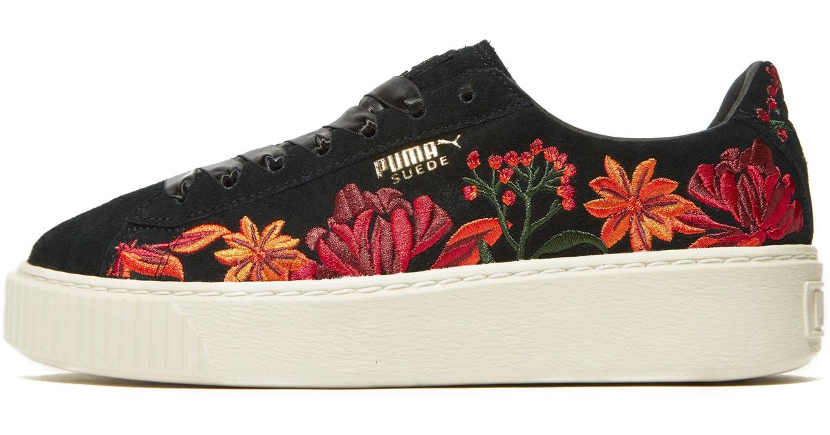 floral puma shoes