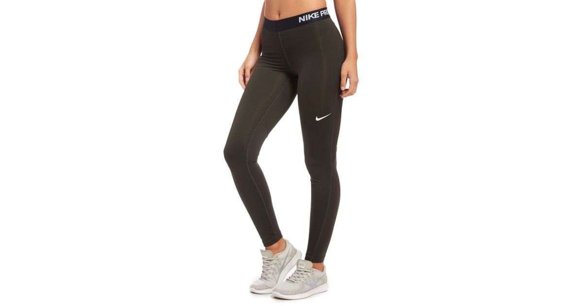 In Leggings Tight Nike Lyst Green Pro zwtYIw1Eq