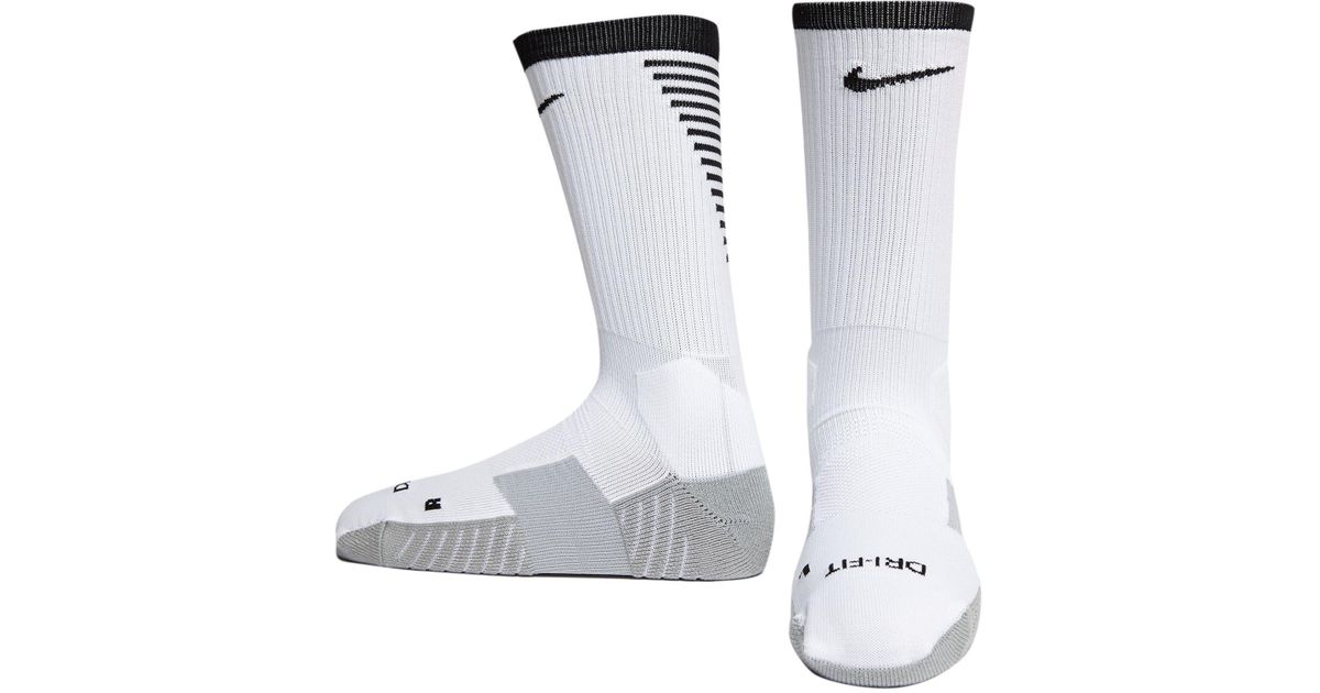 Lyst - Nike Matchfit Crew Football Socks in White for Men