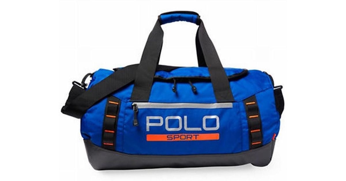 Polo Ralph Lauren Shire Star Blue Sport Duffle Gym Bag For Men Lyst