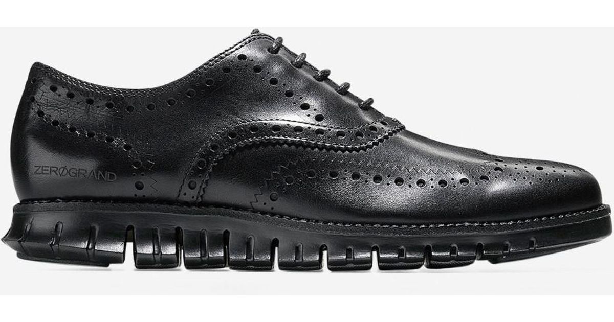 cole haan grand zero wingtip