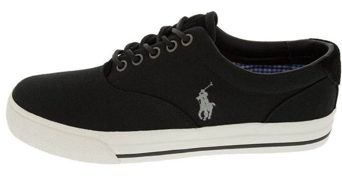 Polo Lauren 816641827 7 Men 001 Ralph Us Lyst For Tattersall Black Canvas Vaughn uTJ3cK1Fl