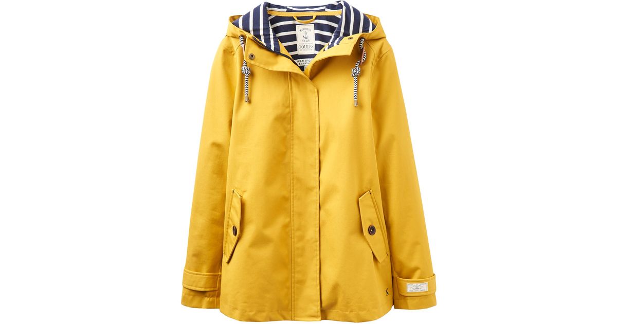 Joules Right As Rain Coast Waterproof Jacket in Yellow | Lyst Joules Right As Rain Coast Waterproof Jacket in Yellow | Lyst