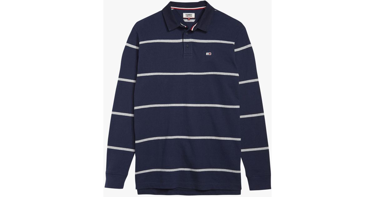 tommy jeans classic rugby shirt