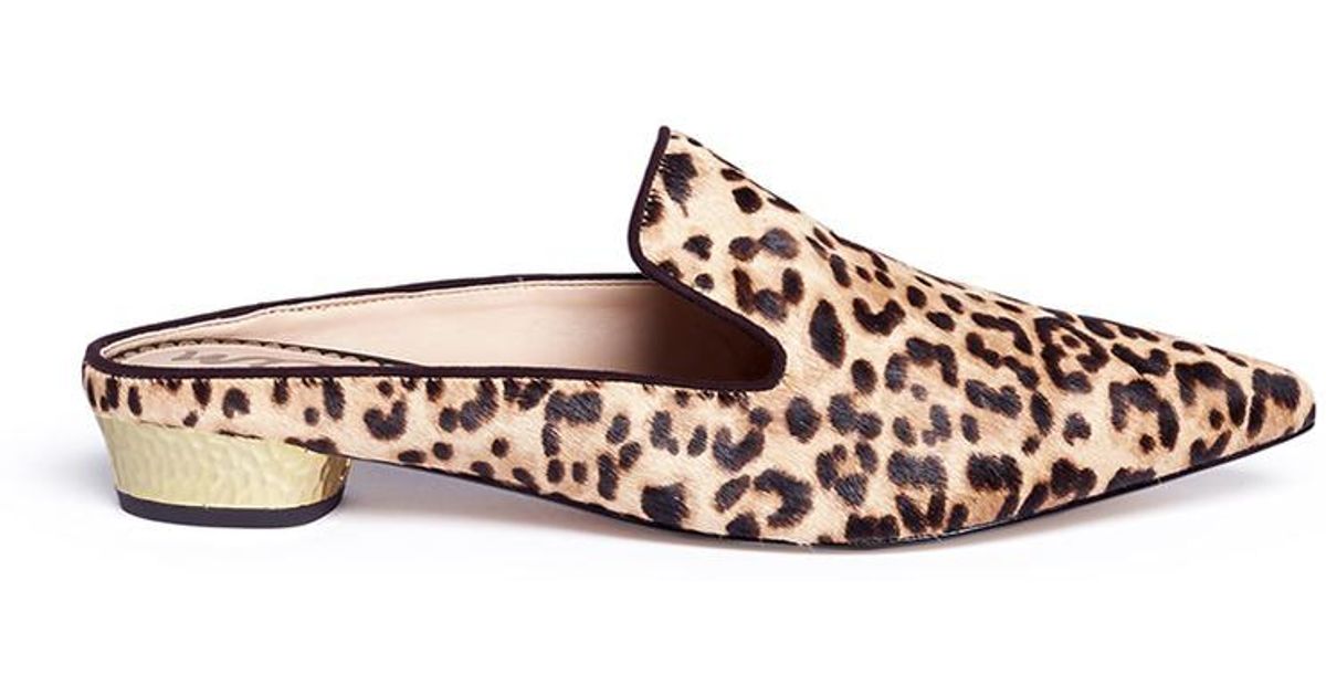sam edelman cheetah mules