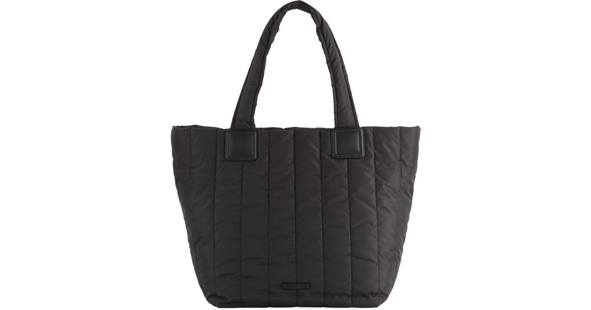 Lyst French Connection Theo Parachute Nylon Tote Bag In Black