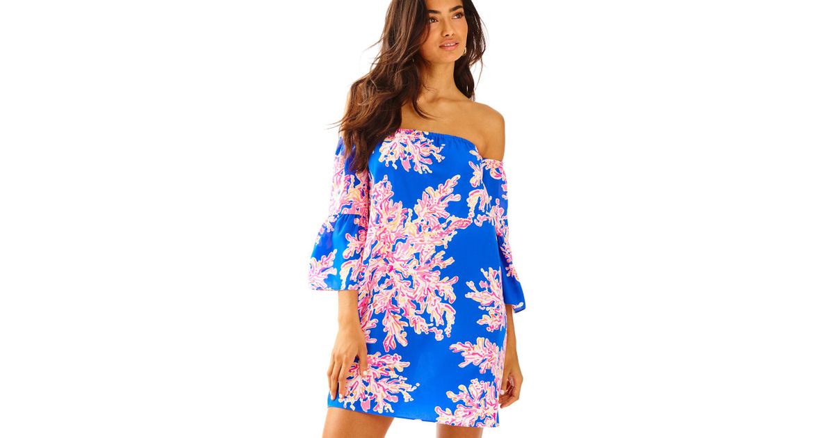 lilly pulitzer cold shoulder dress