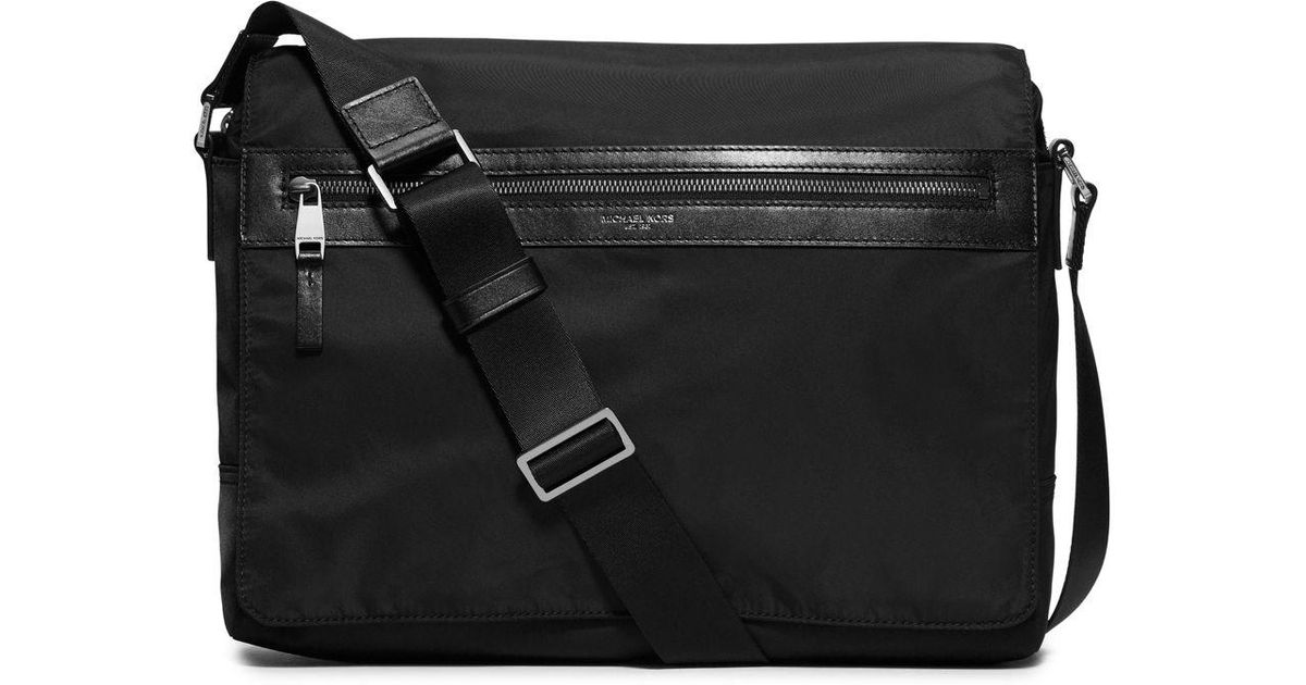 Michael Kors Parker Nylon Messenger Bag in Black for Men - Lyst