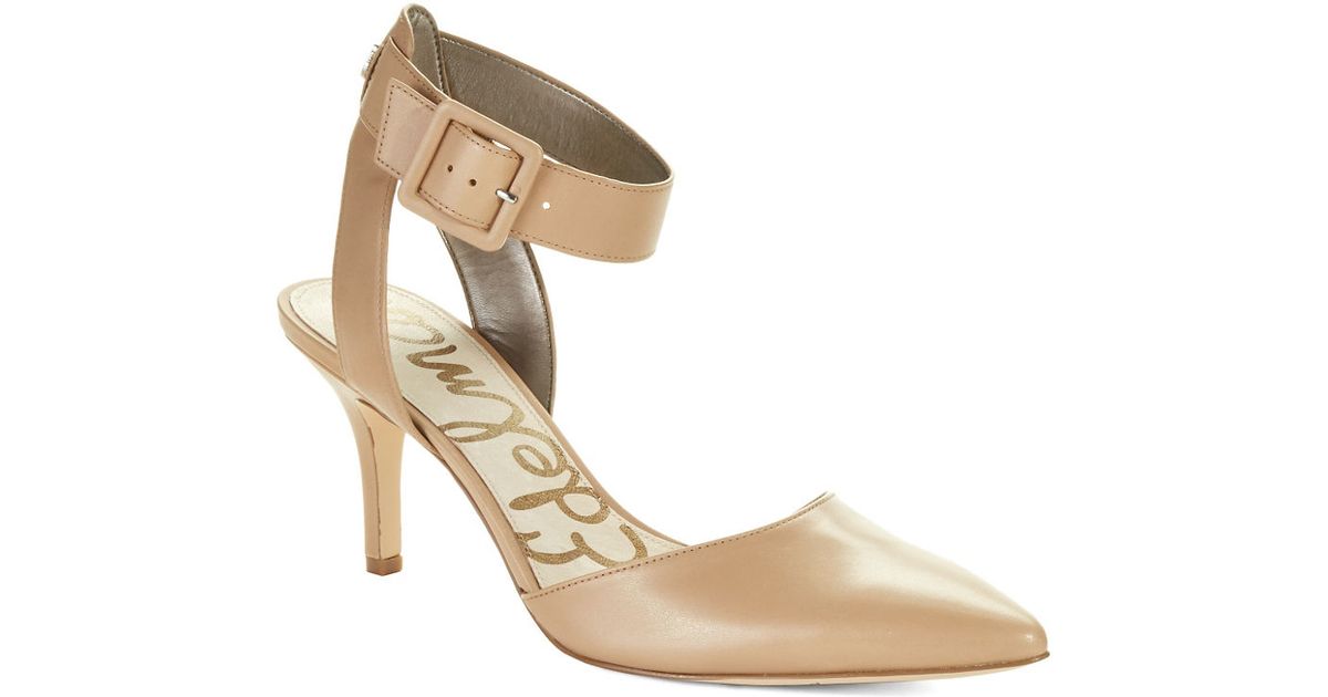 sam edelman nude strappy heels