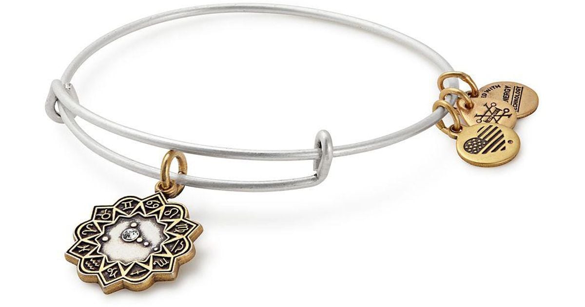 Lyst Alex And Ani Zodiac Cancer Crystal Charm Bangle Bracelet In Lyst Alex And Ani Zodiac Cancer Crystal Charm Bangle Bracelet In Metallic