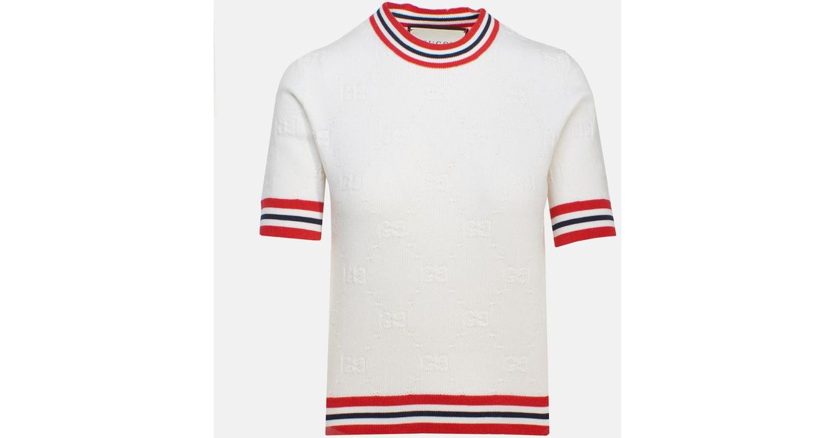 maglia gucci bianca