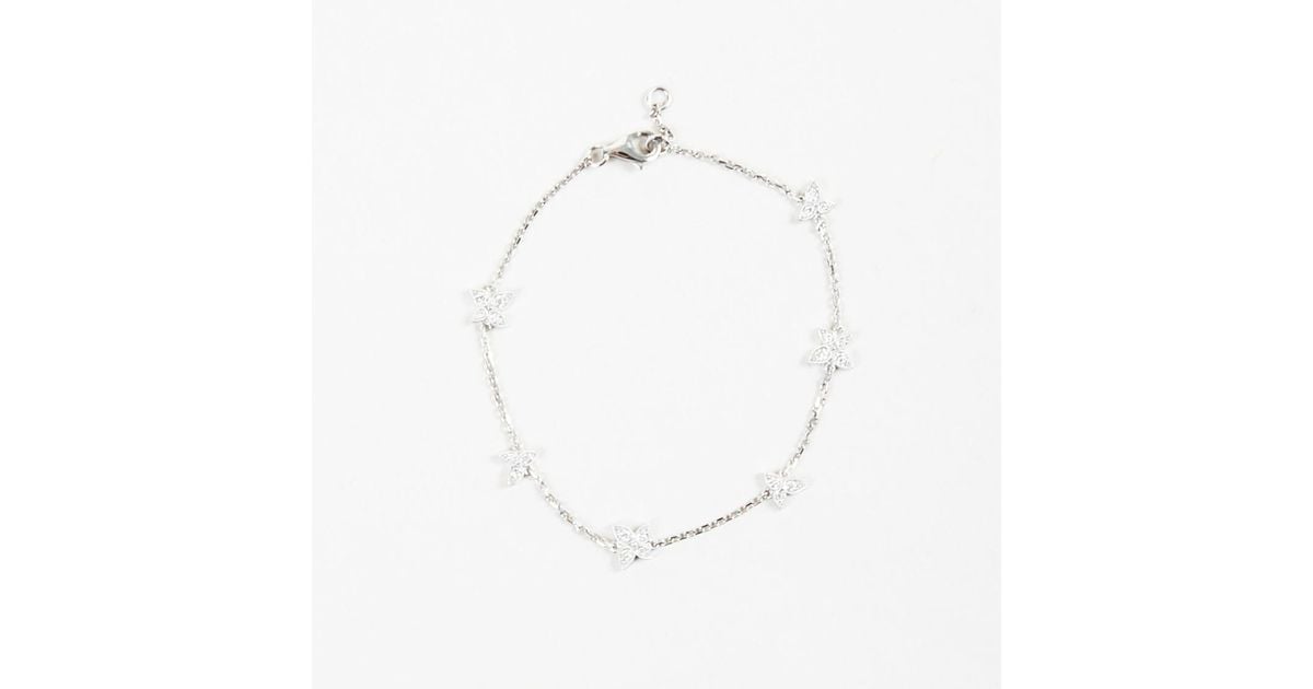 Lyst Stone Nwot 18k White Gold Gvs Diamonds Whisper Lyst Stone Nwot 18k White Gold Gvs Diamonds Whisper Bracelet In Metallic