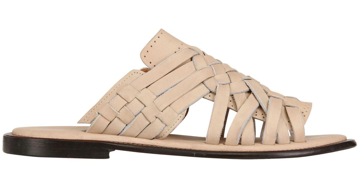 Lyst - Chubasco Hand Woven Nubuck Leather Sandals in Natural