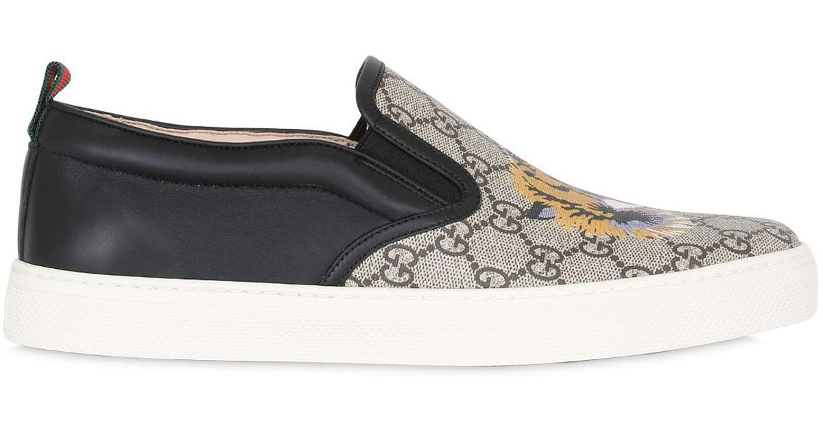 gucci tiger print shoes