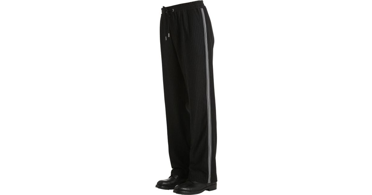 pinstripe sweatpants
