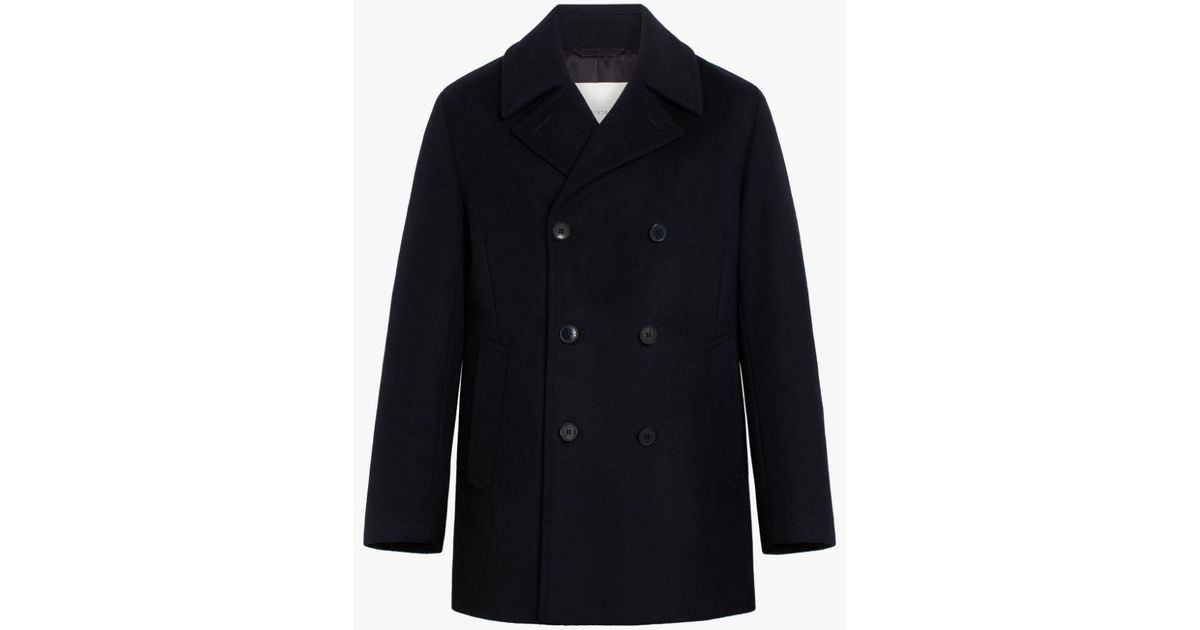 Mackintosh Broom Black Wool & Cashmere Pea Coat | Gm-1017f for Men - Lyst