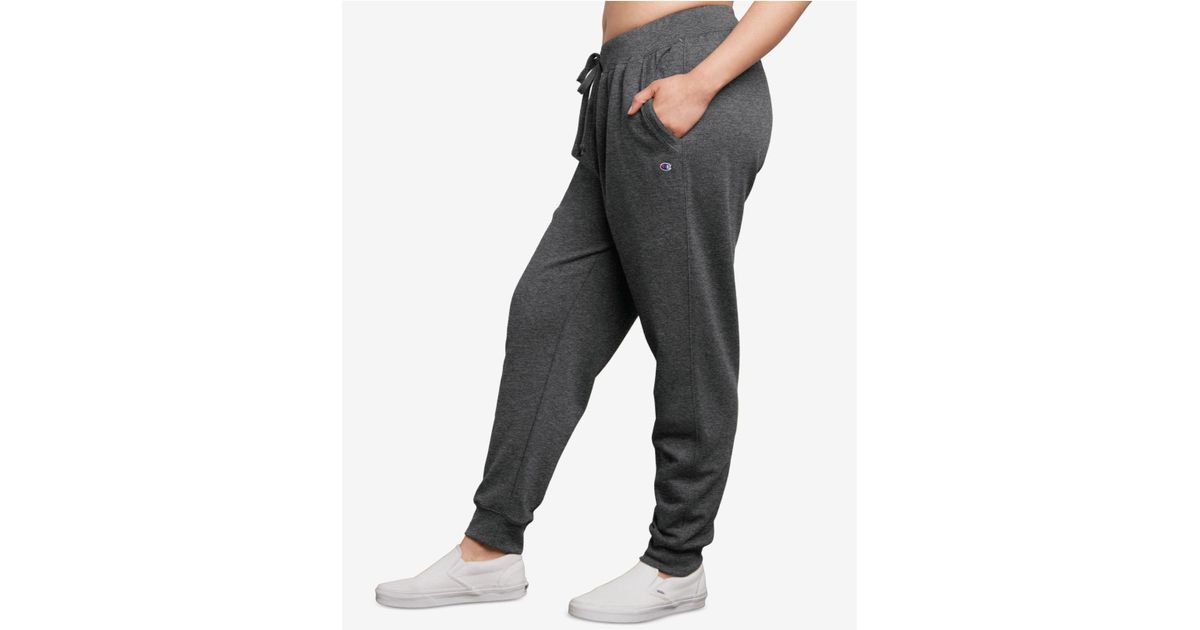 champion plus size joggers