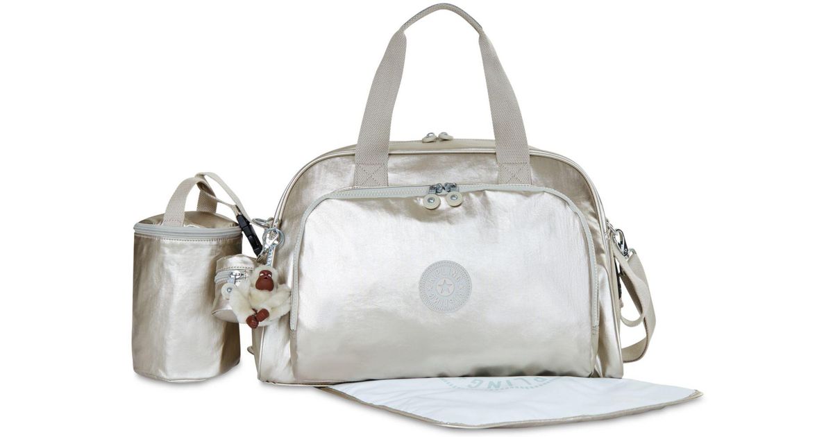 Lyst Kipling Camama Extra Large Diaper Bag In Gray