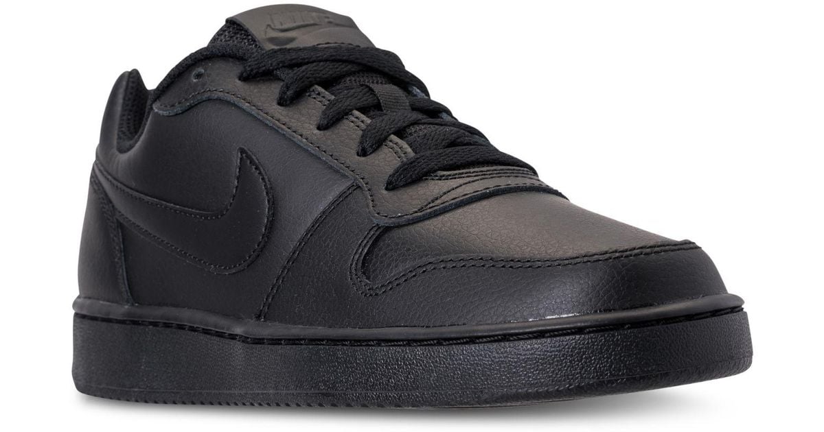 Lyst - Nike Ebernon Low Sneaker in Black for Men - Save 23.4375%