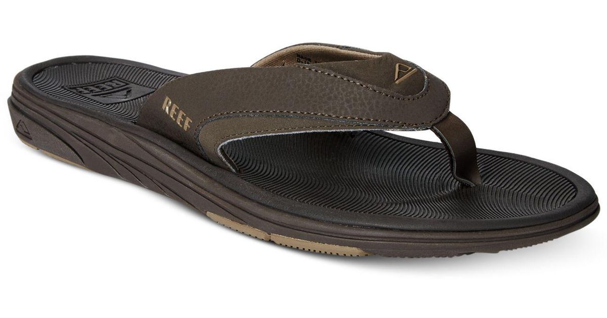 REEF Menâs Voyage LE Sandals, Dark Brown - Eastern Mountain Sports