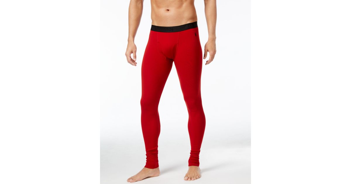Polo ralph lauren Men's Long Underwear Thermal Pants in Red for Men Lyst