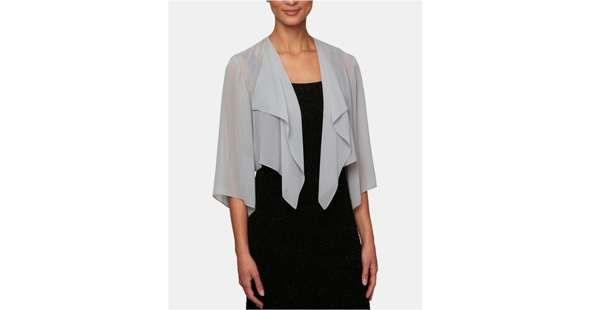 alex evenings chiffon cover up
