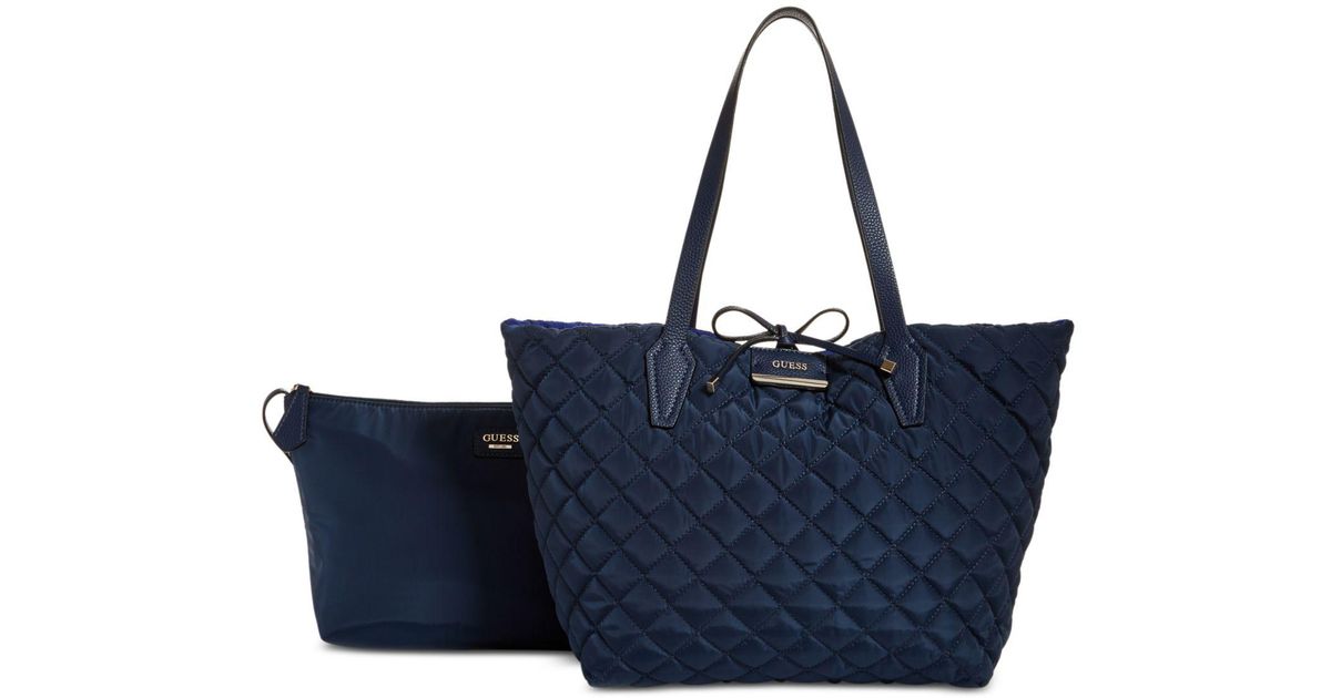 Lyst Guess Bobbi Inside Out Reversible Extra Large Tote In Blue