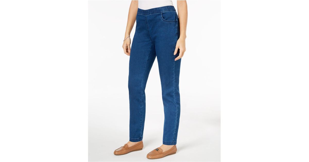 macys womens pull on jeans