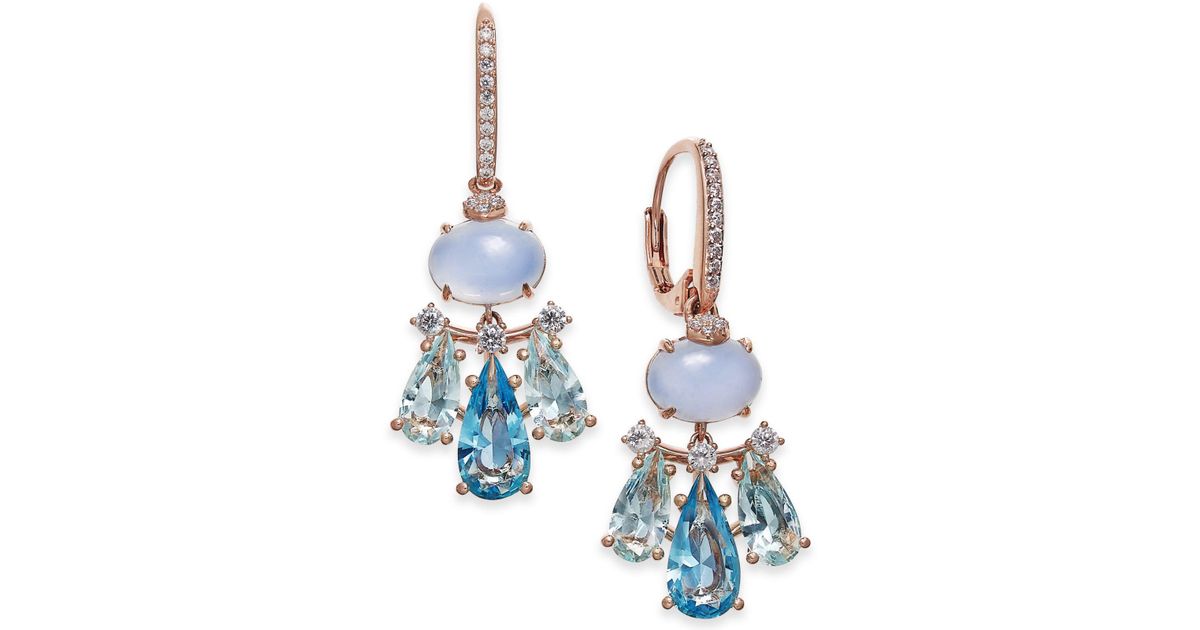 Lyst Danori Silver Tone Crystal Small Chandelier Earrings Created Lyst Danori Silver Tone Crystal Small Chandelier Earrings Created For Macy S In Metallic