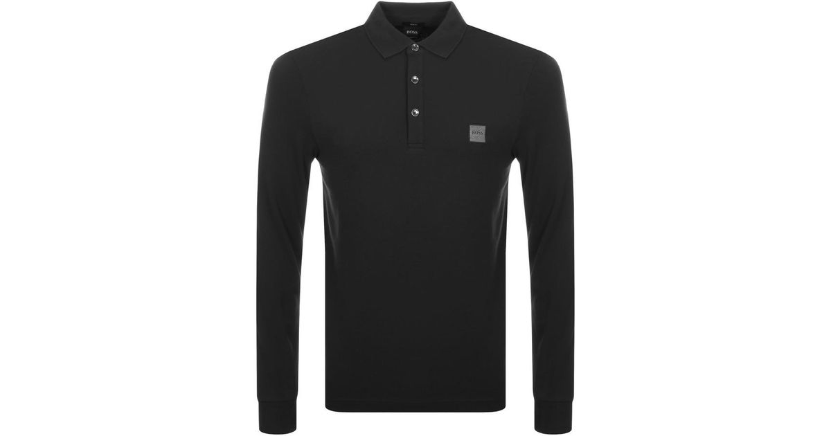 BOSS by Hugo Boss Passerby Polo T Shirt Black for men BOSS by Hugo Boss Passerby Polo T Shirt Black for men