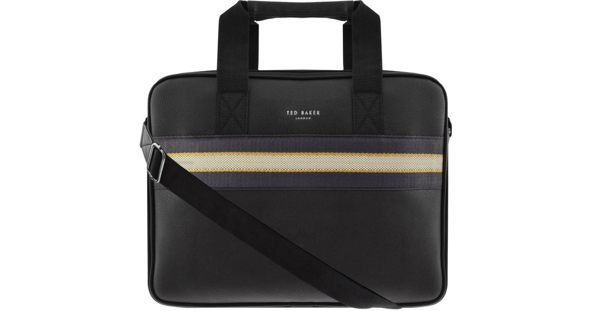 Ted Baker Sandar Laptop Bag Black in Black for Men Save 20 Lyst